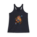 Women's Fitness Racerback Tank — Strong Girl Weightlifting Graphic